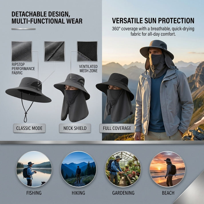Averon™ Ultimate 360° Safari Sun Hat
