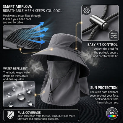 Averon™ Ultimate 360° Safari Sun Hat